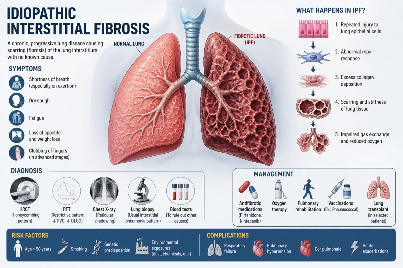 Idiopathic pulmonary fibrosis complete guide